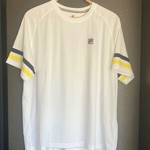 FILA Tennis Legend Crewneck Performance Short Sleeve Shirt Men’s Size XXL NWT